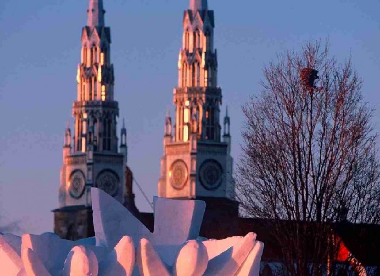 sculpture neige canada